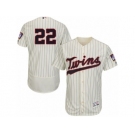 Men's Majestic Minnesota Twins #22 Miguel Sano Cream Flexbase Authentic Collection MLB Jersey