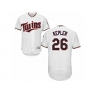 Men's Majestic Minnesota Twins #26 Max Kepler White Flexbase Authentic Collection MLB Jersey