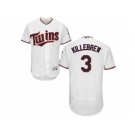 Men's Majestic Minnesota Twins #3 Harmon Killebrew White Flexbase Authentic Collection MLB Jersey