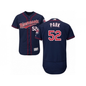 Men's Majestic Minnesota Twins #52 Byung-Ho Park Navy Blue Flexbase Authentic Collection MLB Jersey