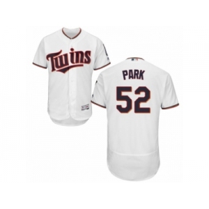 Men's Majestic Minnesota Twins #52 Byung-Ho Park White Flexbase Authentic Collection MLB Jersey