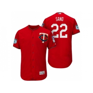 Men's Minnesota Twins #22 Miguel Sano 2017 Spring Training Flex Base Authentic Collection Stitched Baseball Jersey