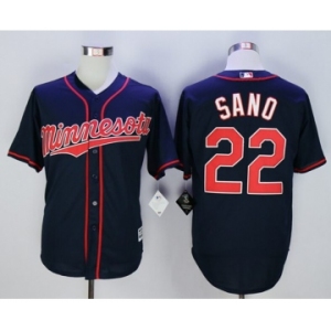 Minnesota Twins #22 Miguel Sano Blue New Cool Base Stitched MLB Jersey