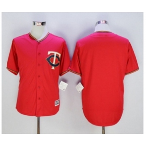 Minnesota Twins Blank Red New Cool Base Stitched MLB Jersey