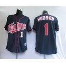 mlb jerseys minnesota twins #1 hudson blue