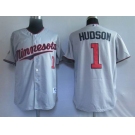 mlb jerseys minnesota twins #1 hudson grey