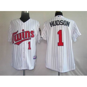 mlb jerseys minnesota twins #1 hudson white