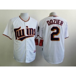 mlb jerseys minnesota twins #2 dozier white[dozier]