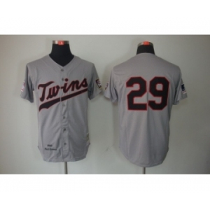 mlb jerseys minnesota twins #29 m&n 1969 grey