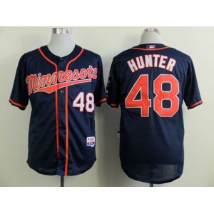 mlb jerseys minnesota twins #48 hunter blue[hunter]