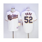 mlb jerseys minnesota twins #52 park white