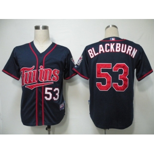 mlb jerseys minnesota twins #53 blackburn dk blue