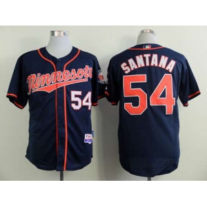 mlb jerseys minnesota twins #54 santana blue