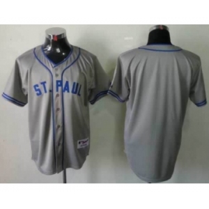 mlb jerseys minnesota twins blank grey[2013]