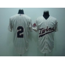 mlb minnesota Twins #2  span cream(50th)