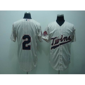 mlb minnesota Twins #2  span cream(50th)