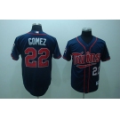 mlb minnesota twins #22 gomez blue