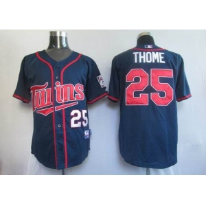 mlb minnesota twins #25 thome blue 2010