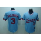 mlb minnesota twins ##3 killebrew baby blue[cooperstown throwback]