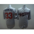 mlb minnesota twins #33 morneau grey (50th)