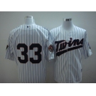 mlb minnesota twins #33 morneau white 50th