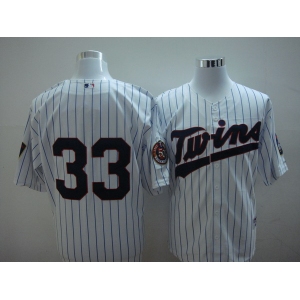 mlb minnesota twins #33 morneau white 50th