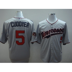 mlb minnesota twins #5 cuddyer grey(50th)