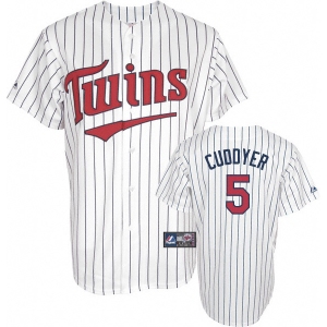 mlb minnesota twins #5 cuddyer white (blue strip)2010