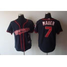 mlb minnesota twins #7 mauer blue[2011]