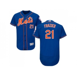 Men New York Mets #21 Todd Frazier Blue Flexbase Authentic Collection Stitched MLB Jersey
