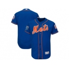 Men New York Mets Customized Majestic Royal 2018 Spring Training Flex Base Team Jersey