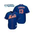 Men's Majestic New York Mets #13 Asdrubal Cabrera Authentic Royal Blue Alternate Home Cool Base MLB Jersey