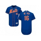 Men's Majestic New York Mets #16 Alejandro De Aza Royal Blue Flexbase Authentic Collection MLB Jersey