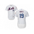 Men's Majestic New York Mets #19 Jay Bruce White Flexbase Authentic Collection MLB Jersey