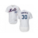 Men's Majestic New York Mets #30 Michael Conforto White Flexbase Authentic Collection MLB Jersey