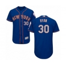 Men's Majestic New York Mets #30 Nolan Ryan Royal Gray Flexbase Authentic Collection MLB Jersey