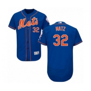 Men's Majestic New York Mets #32 Steven Matz Royal Blue Flexbase Authentic Collection MLB Jersey