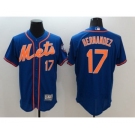 Men's New York Mets #17 Keith Hernandez Majestic Royal Blue Flexbase Authentic Collection Player Jersey