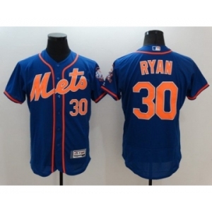Men's New York Mets #30 Nolan Ryan Majestic Royal Blue Flexbase Authentic Collection Player Jersey
