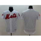 Men's New York Mets Blank Majestic White Fashion Stars & Stripes Flex Base Jersey