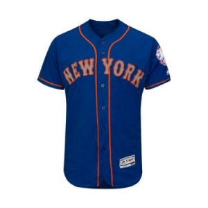 Men's New York Mets Majestic Blank Royal Flexbase Authentic Collection Team Away