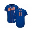 New York Mets #11 Norichika Aoki Royal Blue Flexbase Authentic Collection MLB Jersey