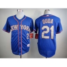 mlb jerseys new york mets #21 duda blue