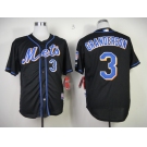 mlb jerseys new york mets #3 granderson black[2013 mlb all star patch]