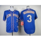 mlb jerseys new york mets #3 granderson blue[number grey]