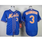 mlb jerseys new york mets #3 granderson blue[number orange]