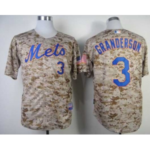 mlb jerseys new york mets #3 granderson camo[2014 new]