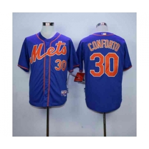 mlb jerseys new york mets #30 conforto blue[conforto]