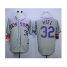 mlb jerseys new york mets #32 matz grey