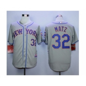 mlb jerseys new york mets #32 matz grey